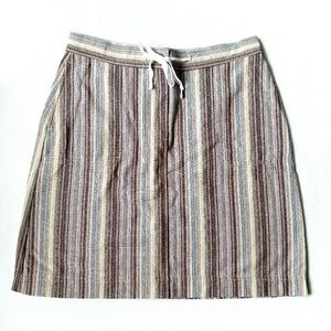 Christopher & Banks Striped Skirt Size 4, Pockets
